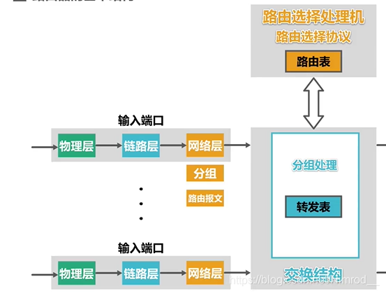 输入识别到是路由报文