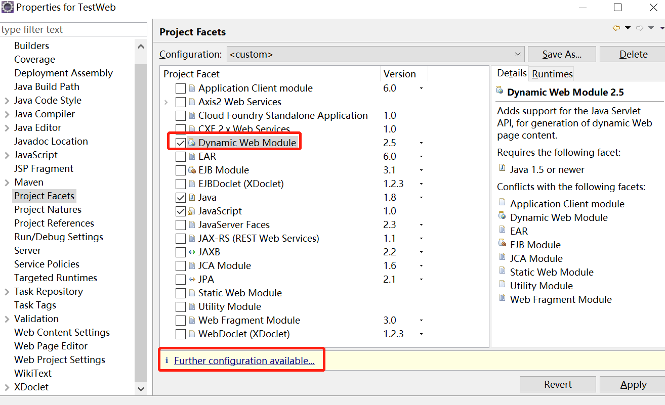 Eclipse creates a dynamic Web project of Maven version - Programmer Sought