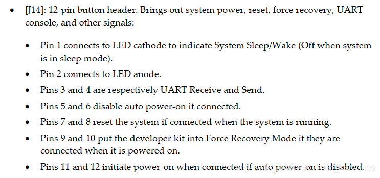 图片源自Jetson_Xavier_NX_Developer_Kit_User_Guide.pdf