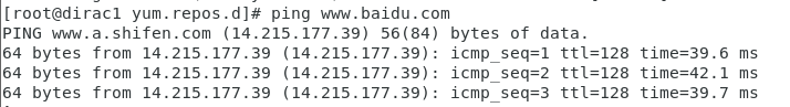 centos7解决ping 网址报错name or service not known