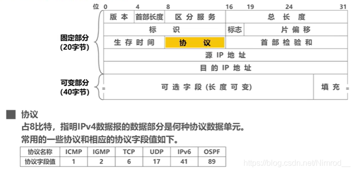 协议数据段