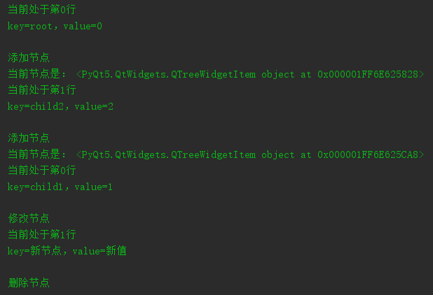 pyqt5 列表控件_树形控件