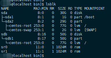 Linux列出磁盘信息