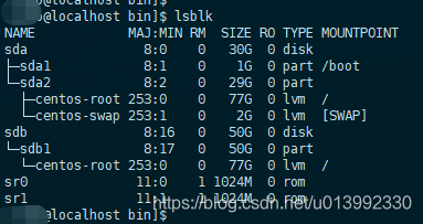 Linux列出磁盘信息
