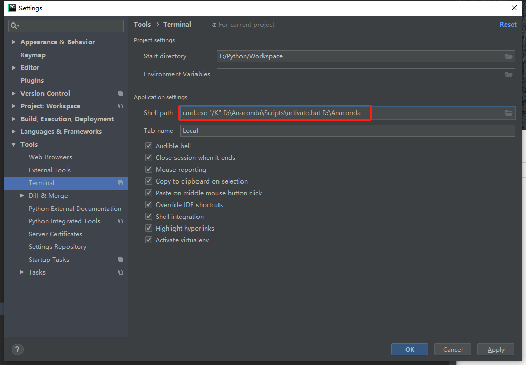 pycharm-terminal-shell-path-pycharm-shell-path-csdn