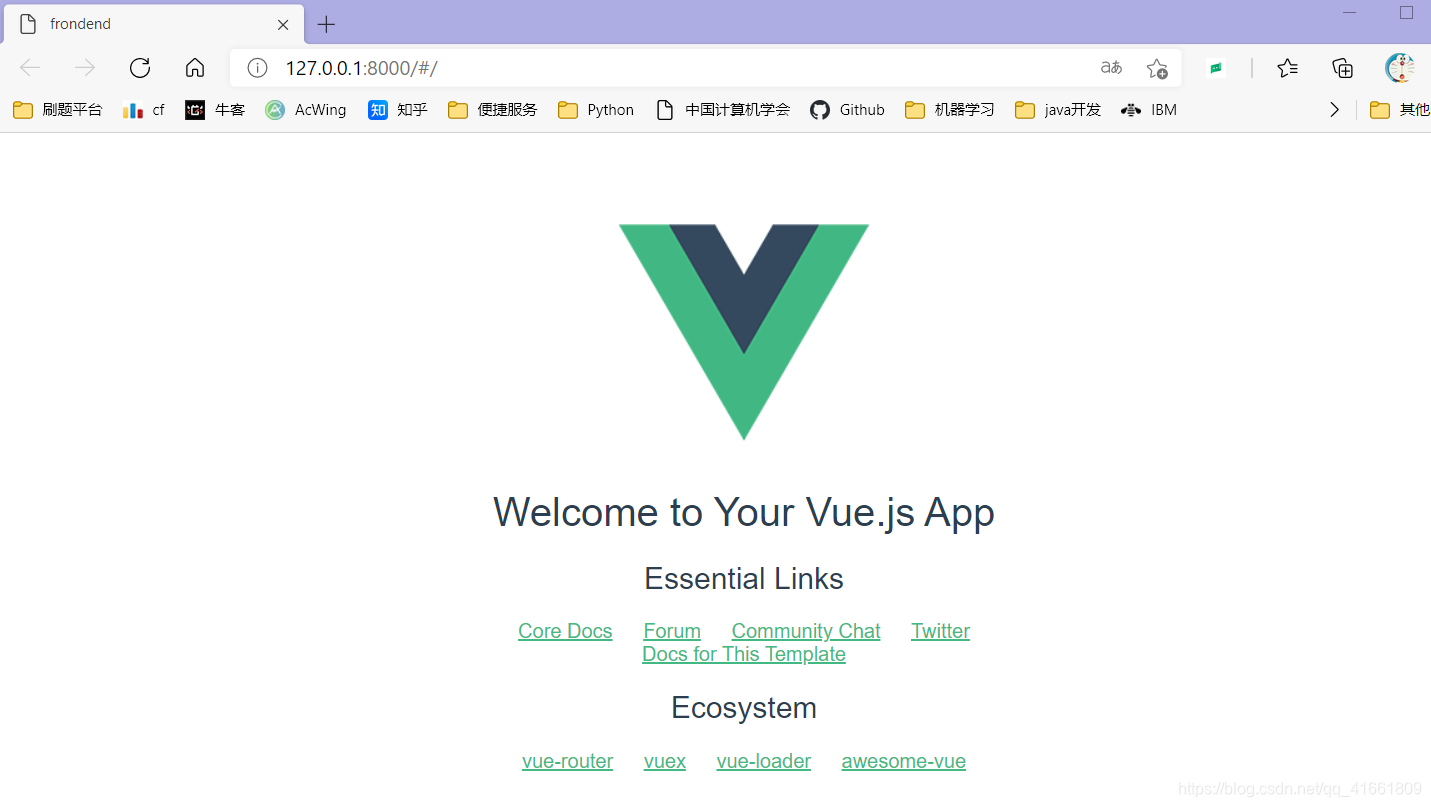 python+Django+vue 搭建前后端分离项目_python+vue+django-CSDN博客