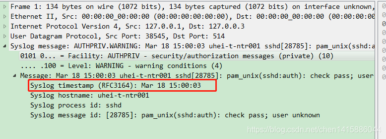 Syslog Format Rfc syslog协议解析源码实现及Wireshark抓包分析_syslog rfc 5424 标准数据格式 wireshark-CSDN博客