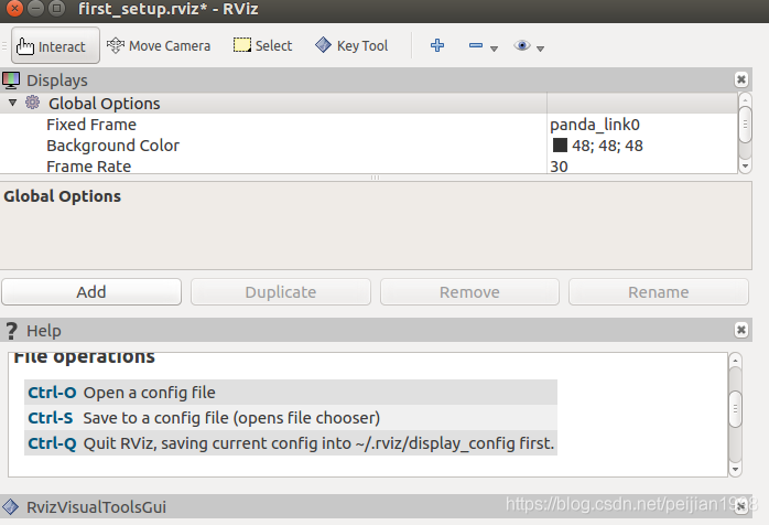 MoveIt! RViz Visual Tools设置_红尘-有梦的博客-CSDN博客_rvizvisualtoolsgui