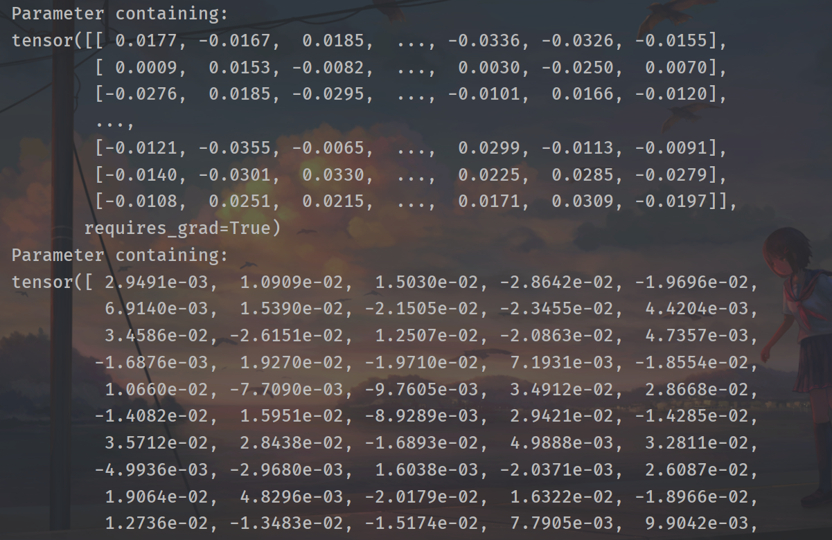 Pytorch(六)(模型参数的遍历) —— Model.parameters() & Model.named_parameters ...