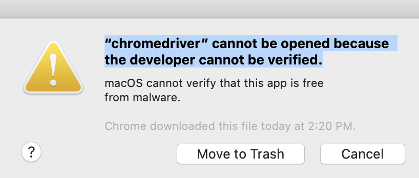 google chromedriver for 2.33 for mac