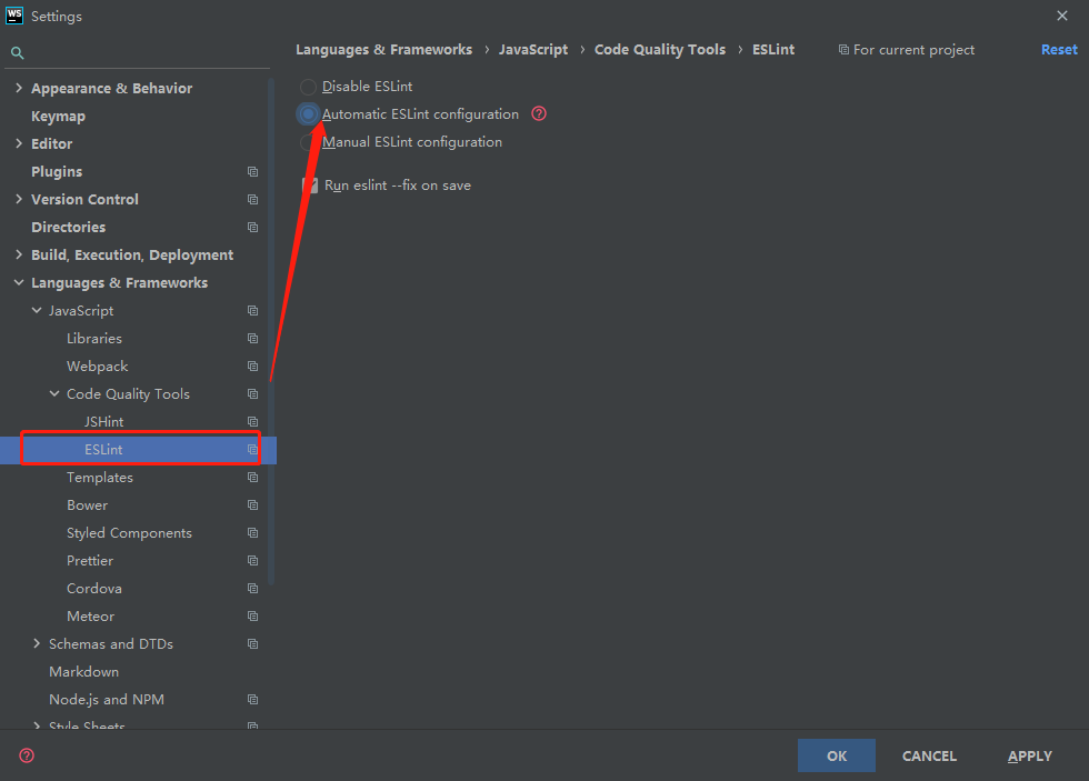 WebStorm设置eslint格式化_webstorm 格式化改为eslint格式-CSDN博客