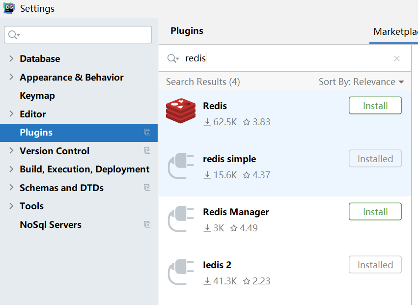 datagrip redis driver