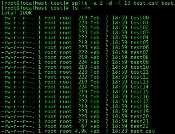 Csv文件切割 Csdn