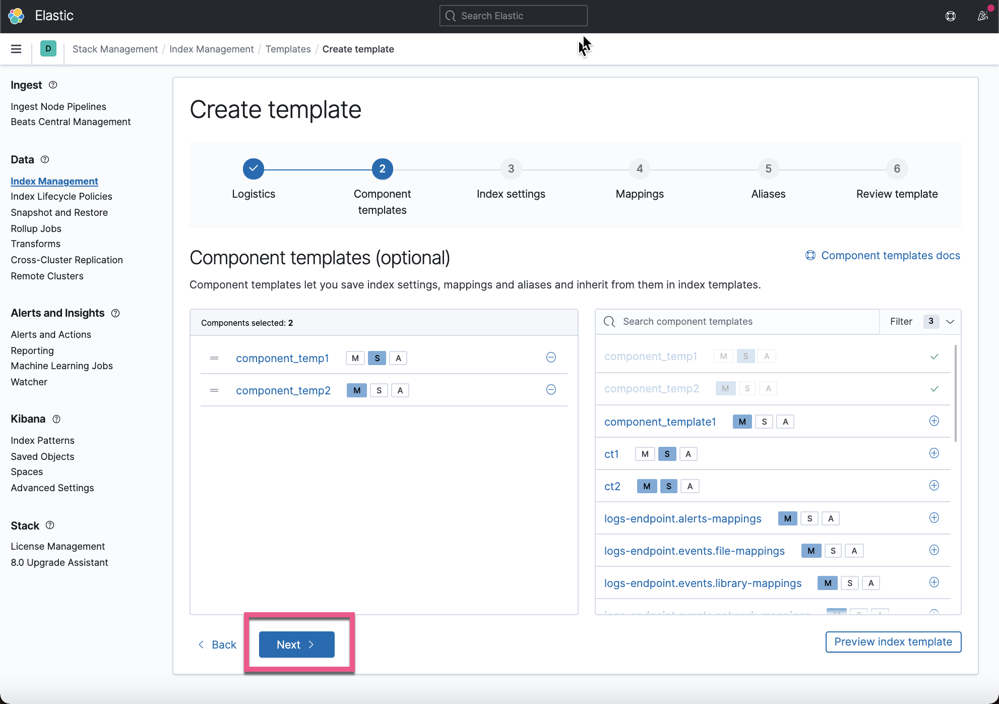 Elasticsearch：可组合的 Index templates 7.8 版本之后_kibana index templatesCSDN博客