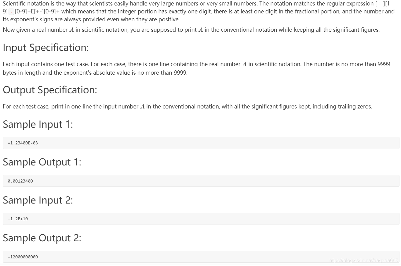 PTA 1073 Scientific Notation