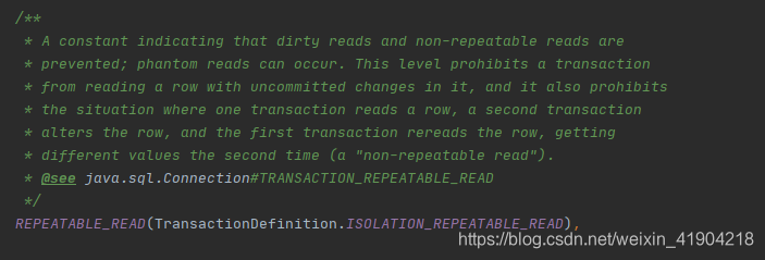 repeatableRead