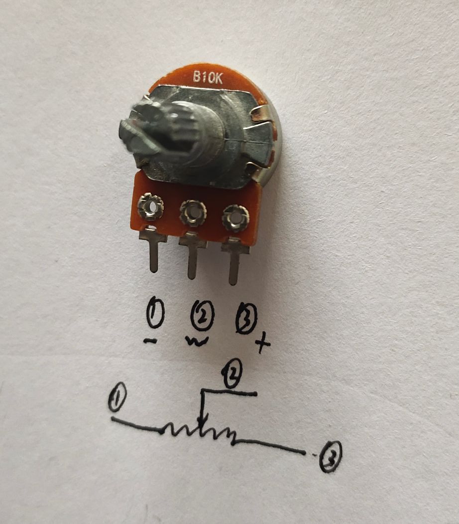 arduino adc b10k电位器