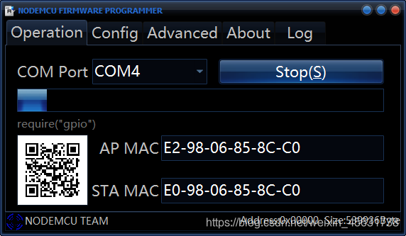 ESP8266-12F 介绍与使用之程序烧录