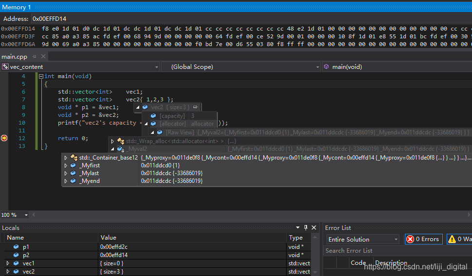 std::vector内存结构简析_std::vector 最后一个的指针-CSDN博客