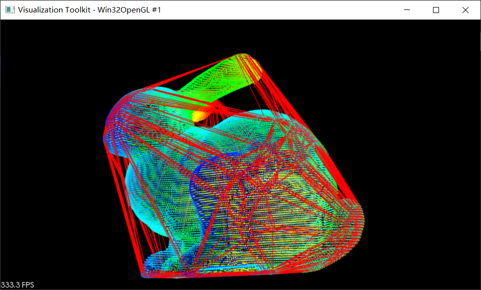 pcl 重建点云凸包并可视化
