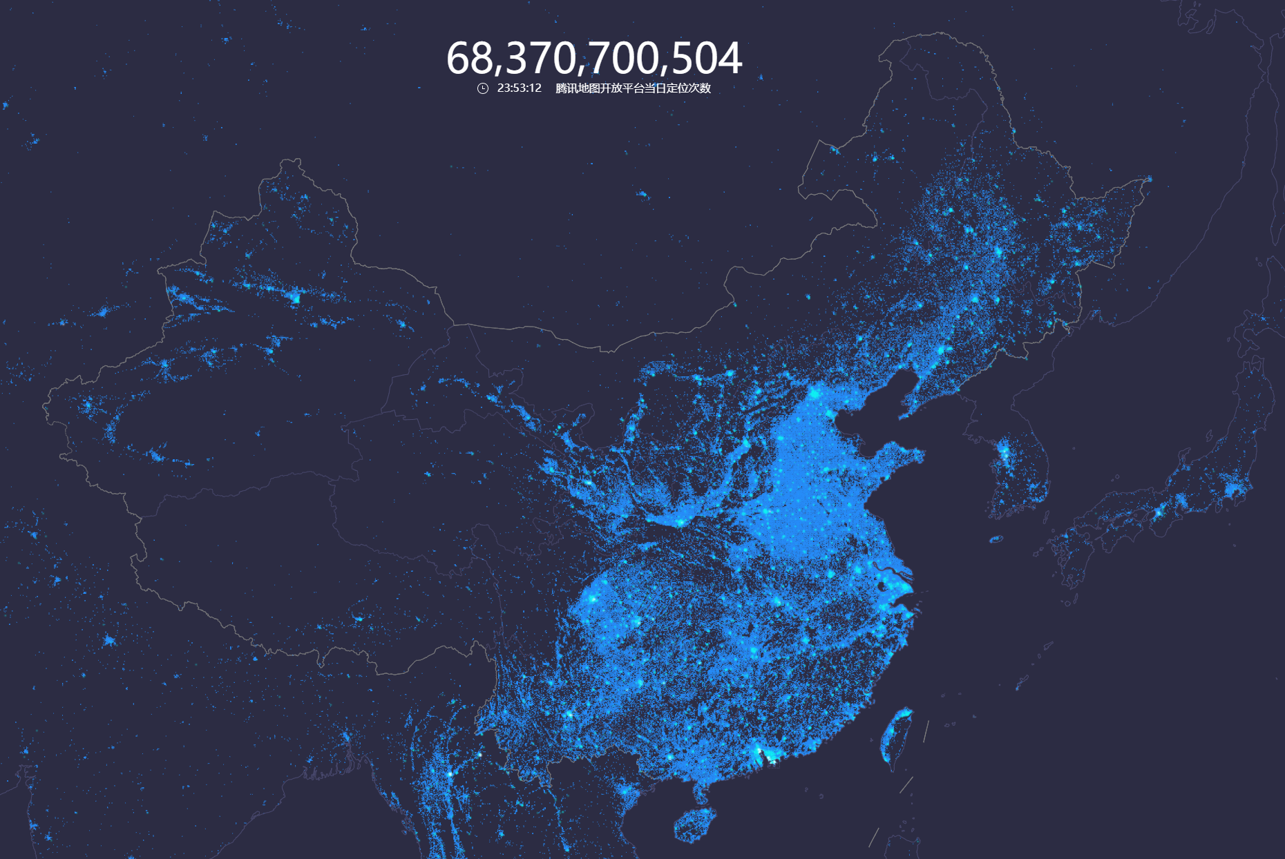 python基于python获取腾讯位置大数据并进行数据清洗与可视化