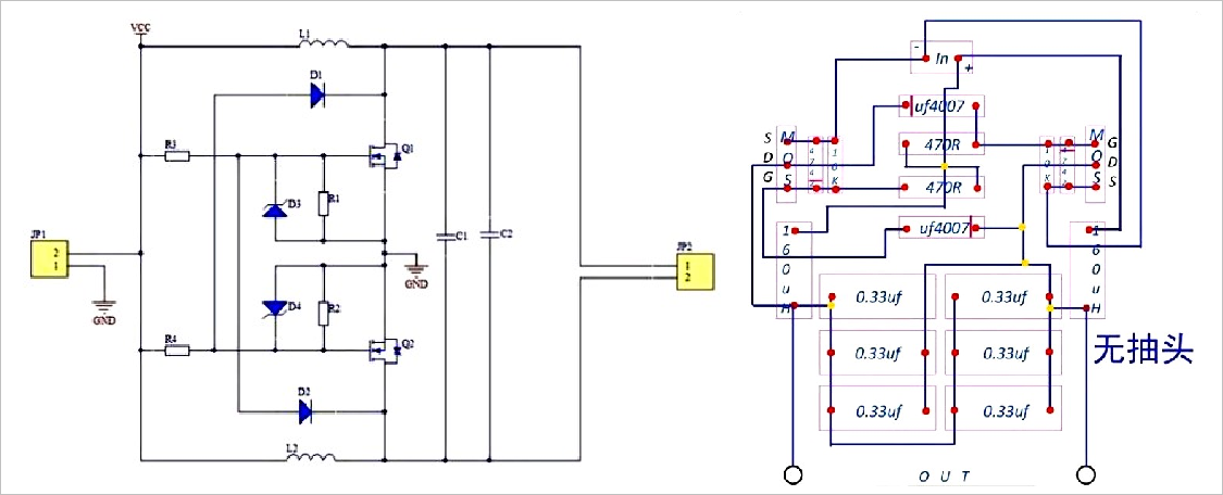 典型的高压产生电路感应加热zvs制作图解▲ zvs电路图zvs driver