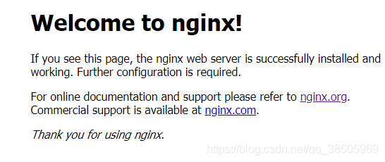 Nginx 80端口首页