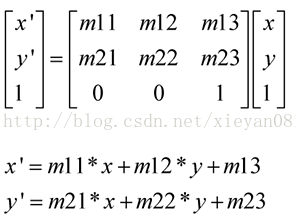 Affine formula