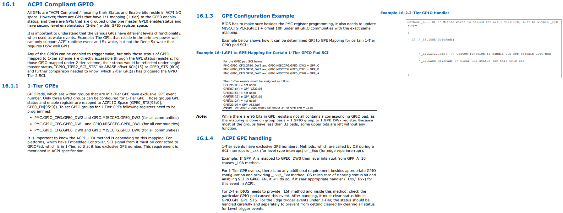 ACPI.sys，从Windows到Bios的桥梁(2)：Windows应用程序响应GPIO(SCI)设备中断 Bios篇