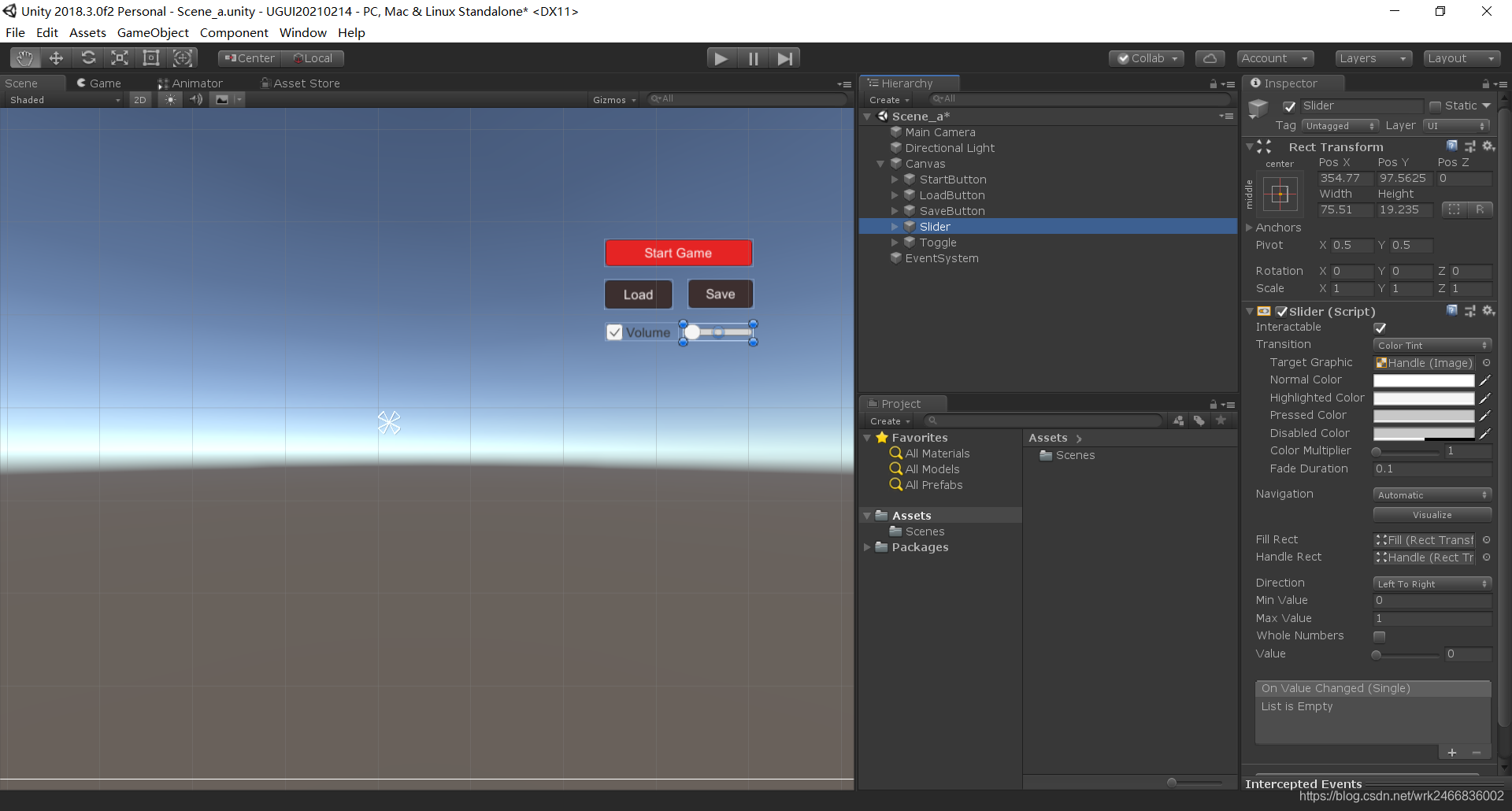 Unity的UI基础第2天之“UGUI”的案例介绍(零基础)_unity简单ui界面案例-CSDN博客