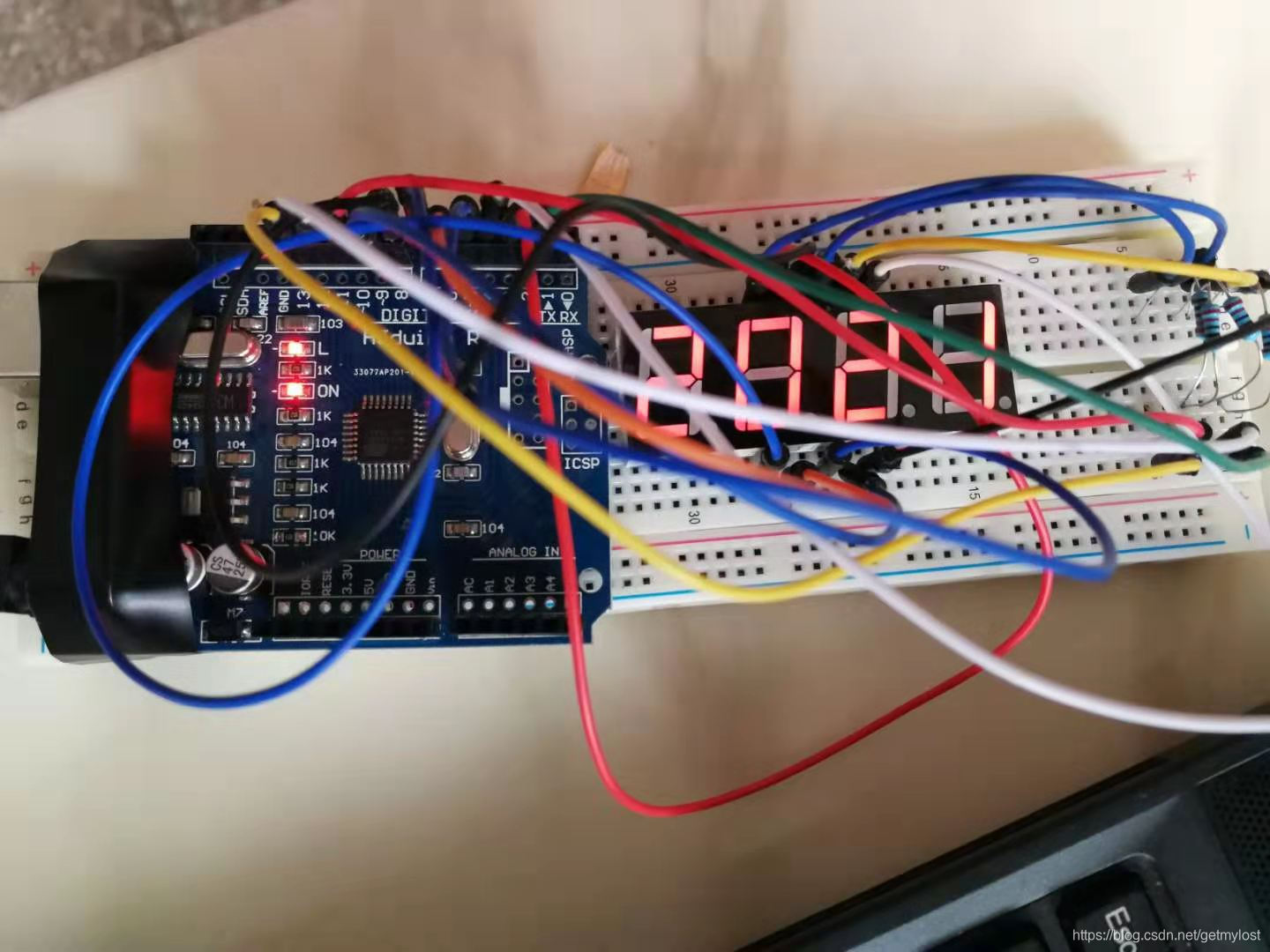 Arduino + 四位LED数码_5641ah引脚-CSDN博客
