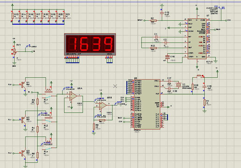 icl7135数字电压表制作图片