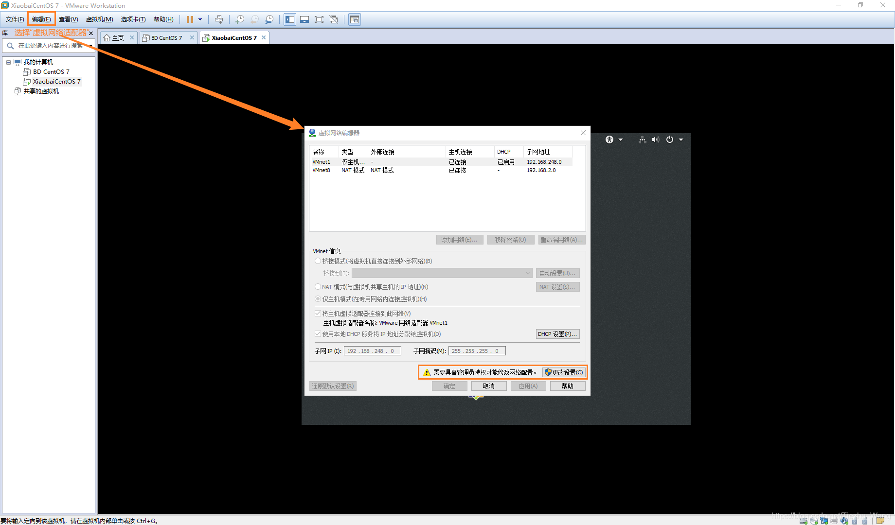 Address parameter