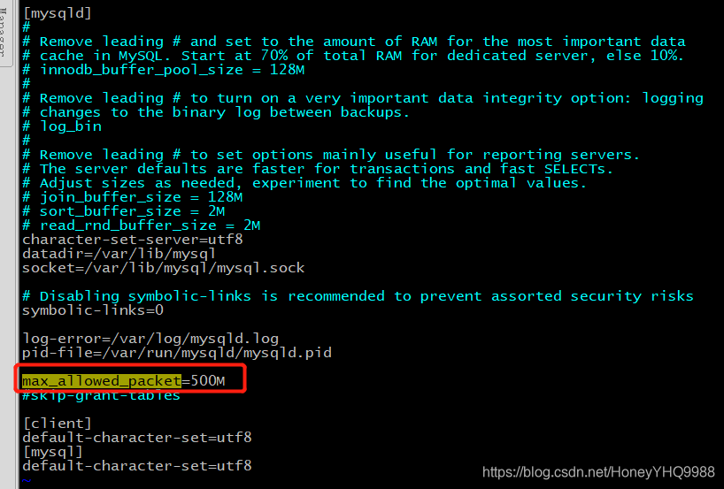 Mysql数据库报错:You can change this value on the server by setting the ‘max_allowed_packet‘ variable Mysql数据库报错:You can change this value on the server by setting the ‘max_allowed_packet‘ variable