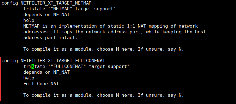 netmap config