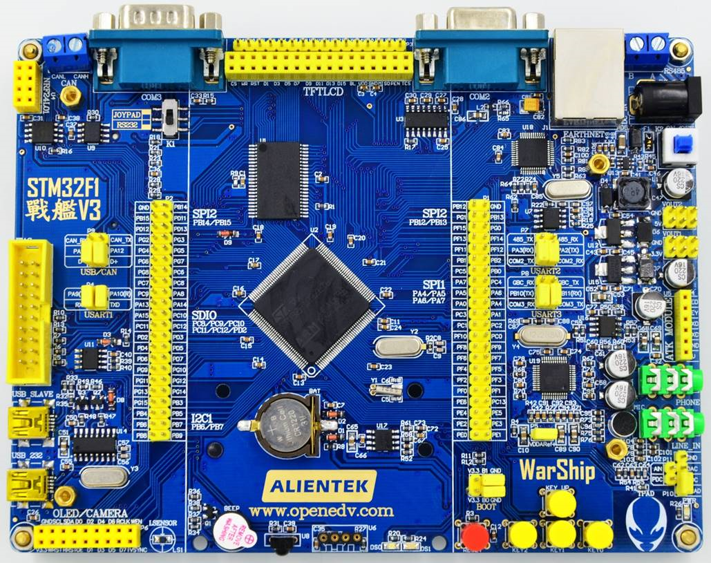 stm32興趣篇六:戰艦v3與c8t6工控板spi通訊實驗_stm32f103c8t6的spi全