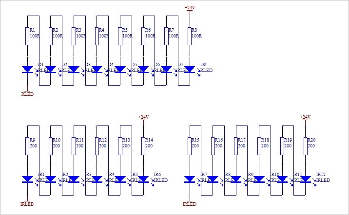 ▲ 串联方式设计发光盘