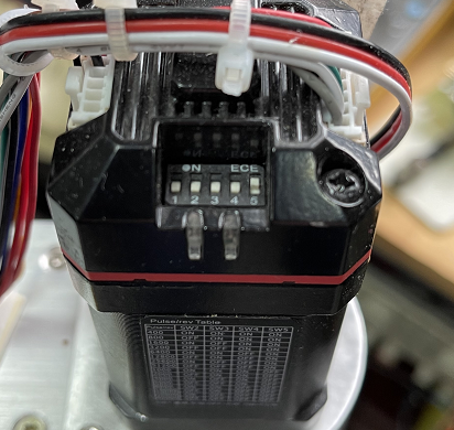 ▲ 肘关节驱动电机细分设置