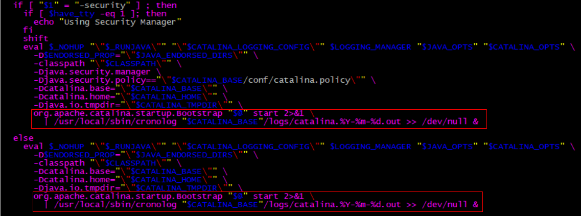 Linux下tomcat日志分割工具cronolog