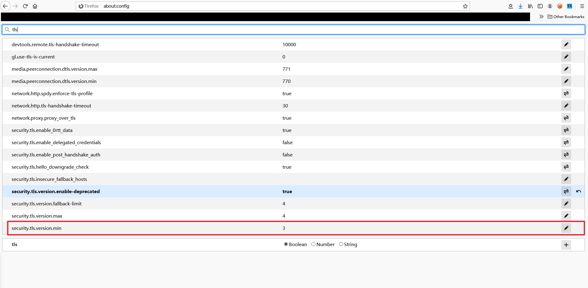 selenium自动化学习--解决firefox无法建立安全连接的问题(TLS1.0/TLS1.1)