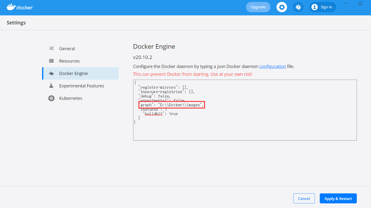 Install Docker from the C disk to the D disk Programmer Sought