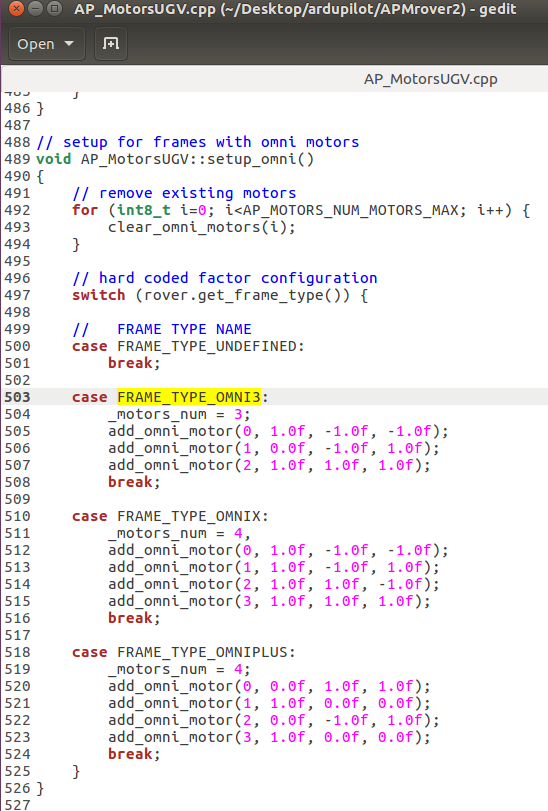 ardupilot rover ardurover 电机相关源码 PreArm servo function 33 unassigned