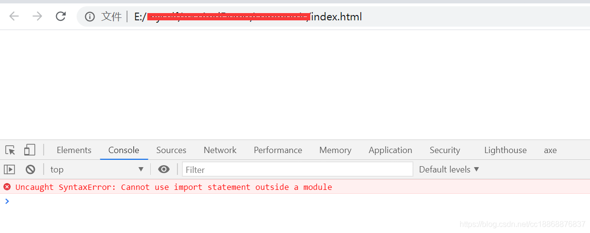 Uncaught Syntaxerror: Cannot Use Import Statement Outside A Module 的解决方法_码飞_Cc的博客-Csdn博客