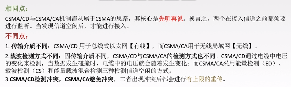 【学习笔记】数据链路层——随机访问介质访问控制（ALOHA、CSMA、CSMA/CD、CSMA/CA），截断二进制指数规避算法