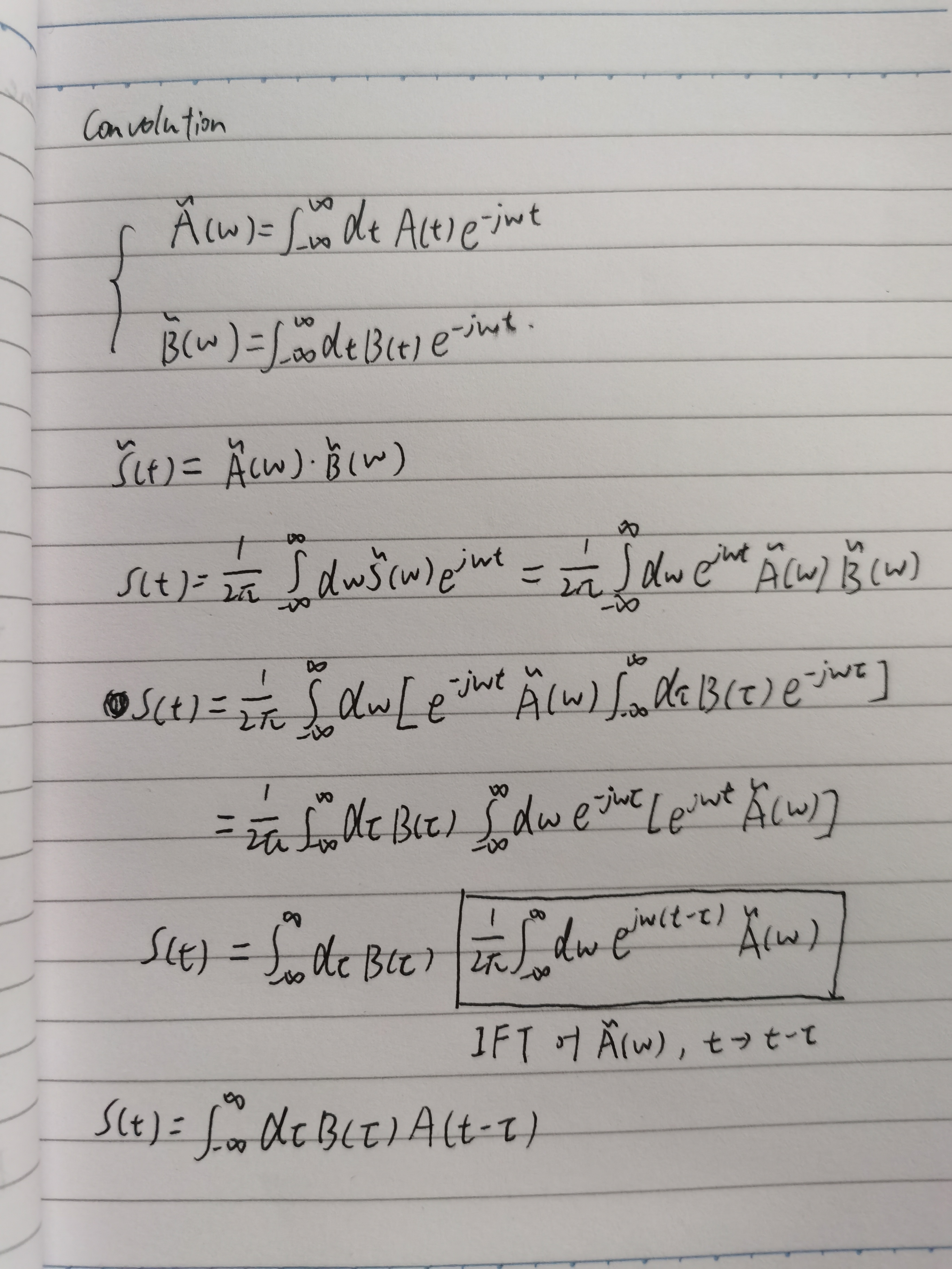 三大变换与自控（六）傅立叶变换的性质，平移，对称，卷积等