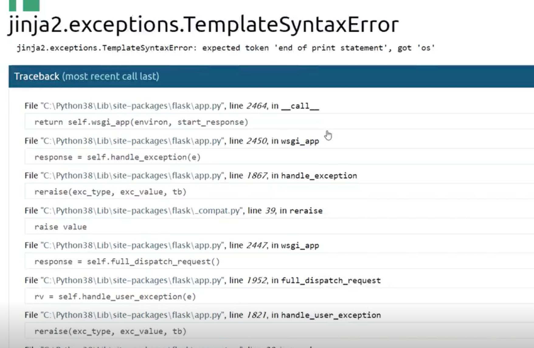 Detailed SSTI template injection - Programmer Sought