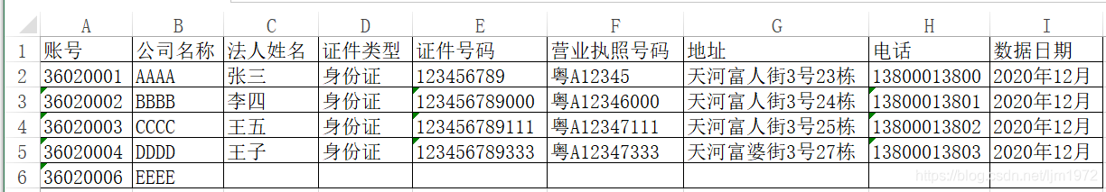 第一个表格保存上一个日期的客户信息