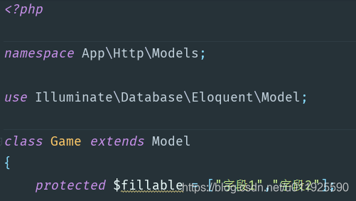 fillable property to allow mass assignment on app models