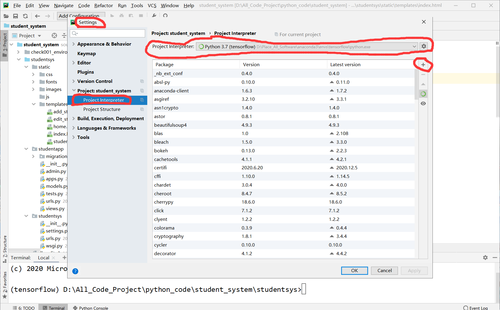 Pycharm+django+mysql——简易学生管理系统（一）搭建web服务器2021-02-03_用python Mysql写学生管理 ...