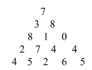 算法基础 数字三角形